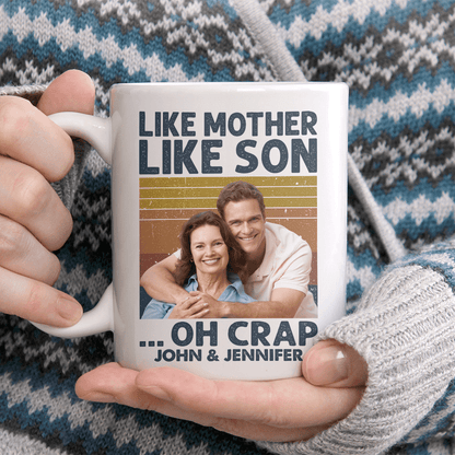 Custom Photo Like Mother Like Son Family Mug N304 890311