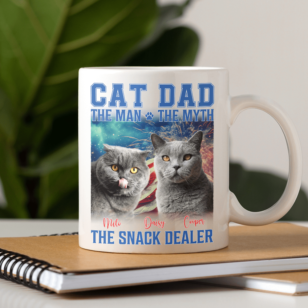 Custom Photo The Man The Myth The Snack Dealer Pet Mug N304 890391