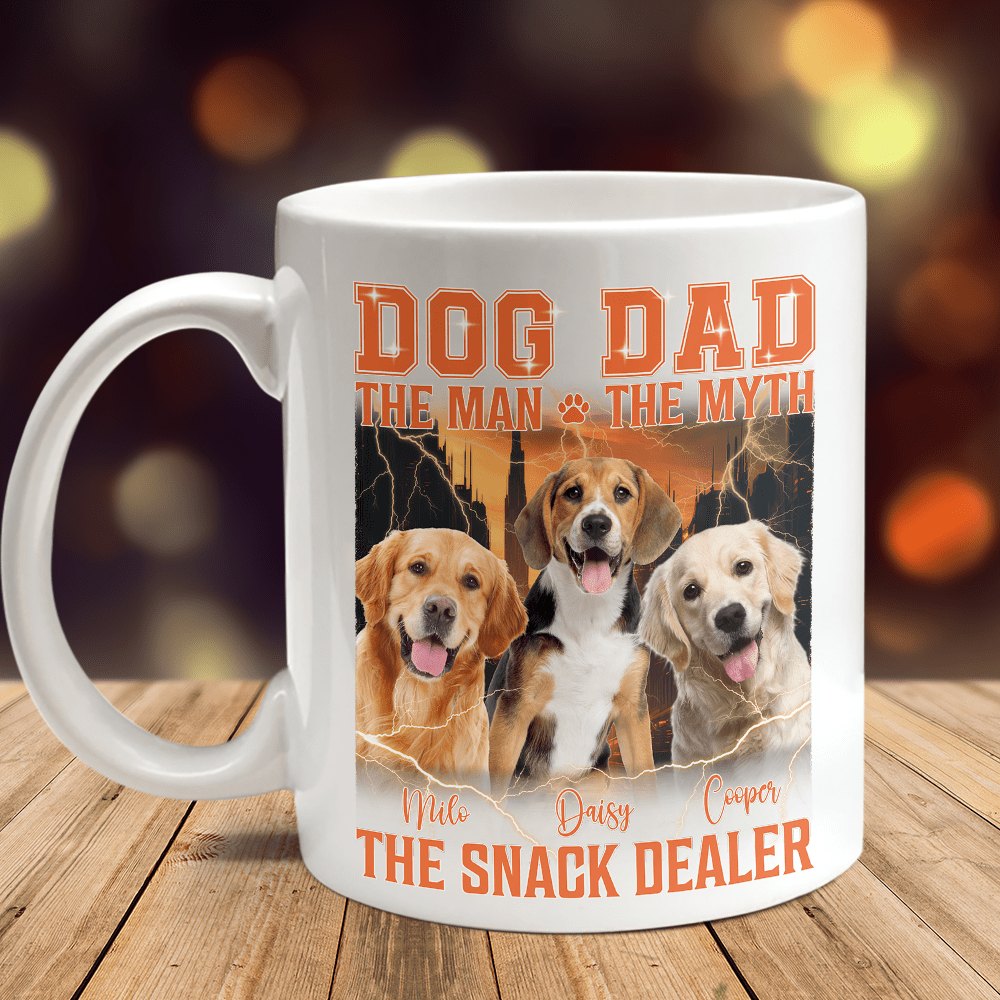Custom Photo The Man The Myth The Snack Dealer Pet Mug N304 890391