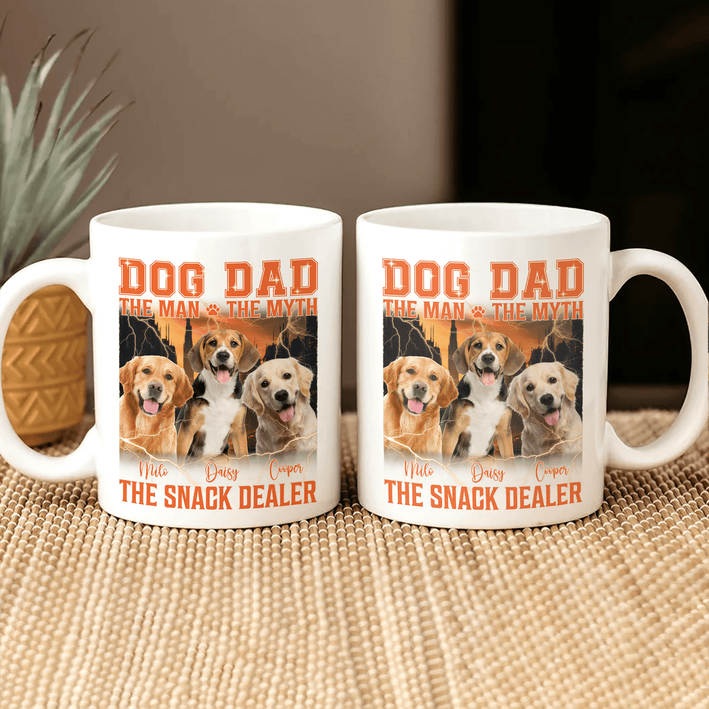Custom Photo The Man The Myth The Snack Dealer Pet Mug N304 890391