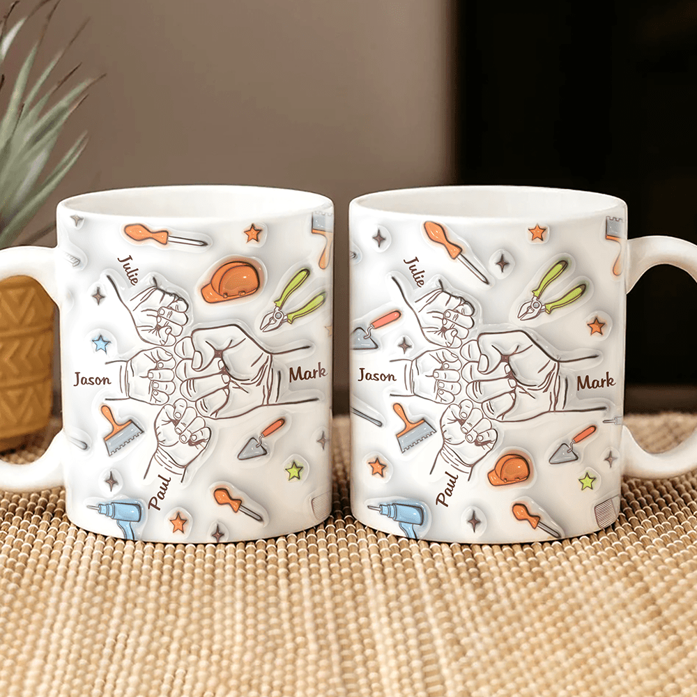 Dad Punch 3D Mug Personalized Gift TH10 890917