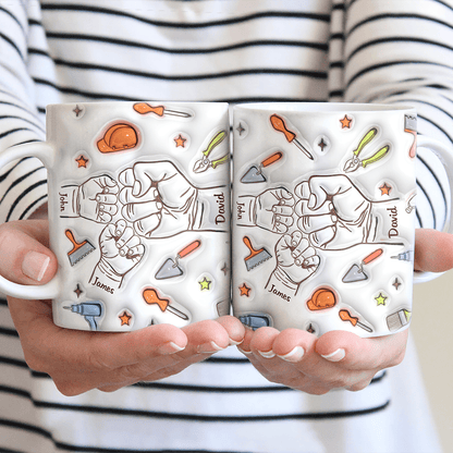 Dad Punch 3D Mug Personalized Gift TH10 890917