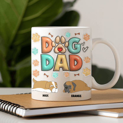 Dog Dad Dog Mom Mug Personalized Gift N304 890157