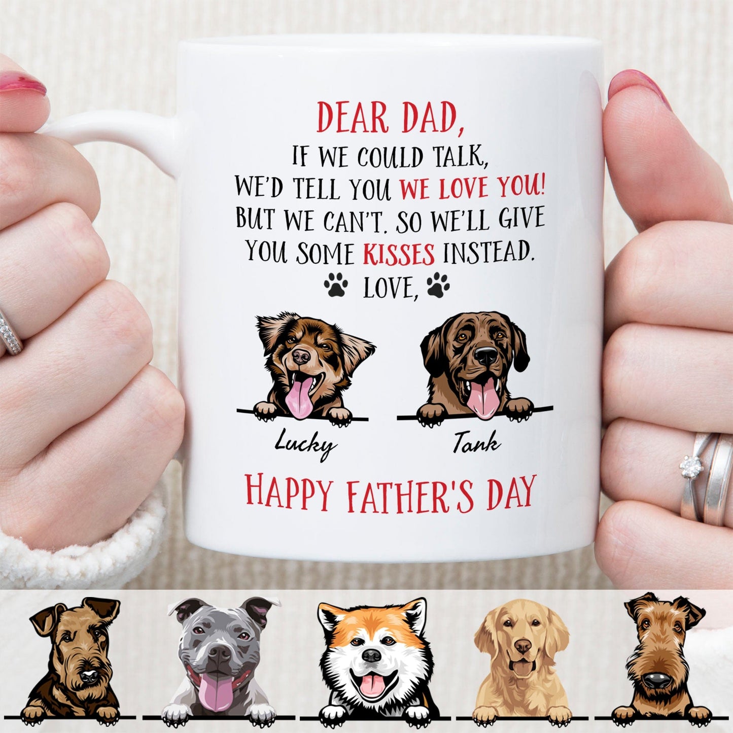 If I Could Talk Personalized Custom Dog Mug C227