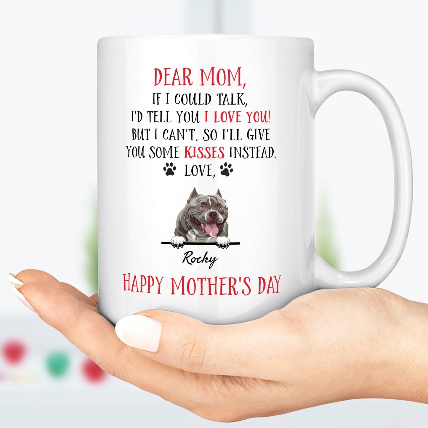 If I Could Talk Personalized Custom Dog Mug C227