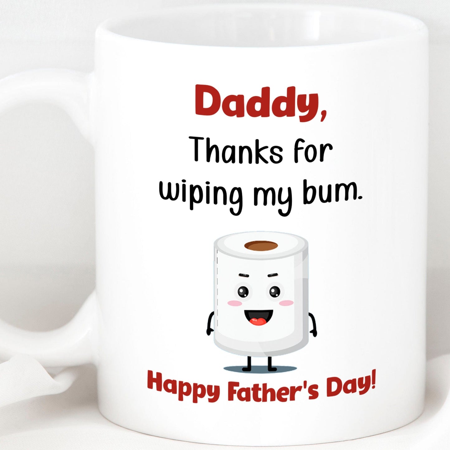 First 1st Fathers Day Mug, Funny Fathers Day Mug, Custom Dad Mug, 1st Fathers Day Gift From Daughter/Son C299