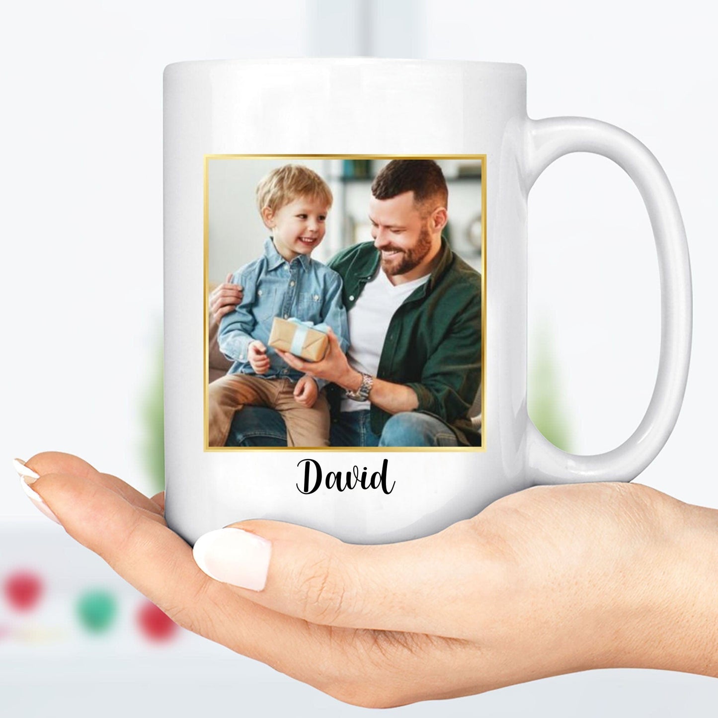 For Father's Day I Bought You Something Nice With Your Money Custom Father's Day Photo Mug H341