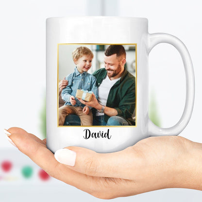 For Father's Day I Bought You Something Nice With Your Money Custom Father's Day Photo Mug H341