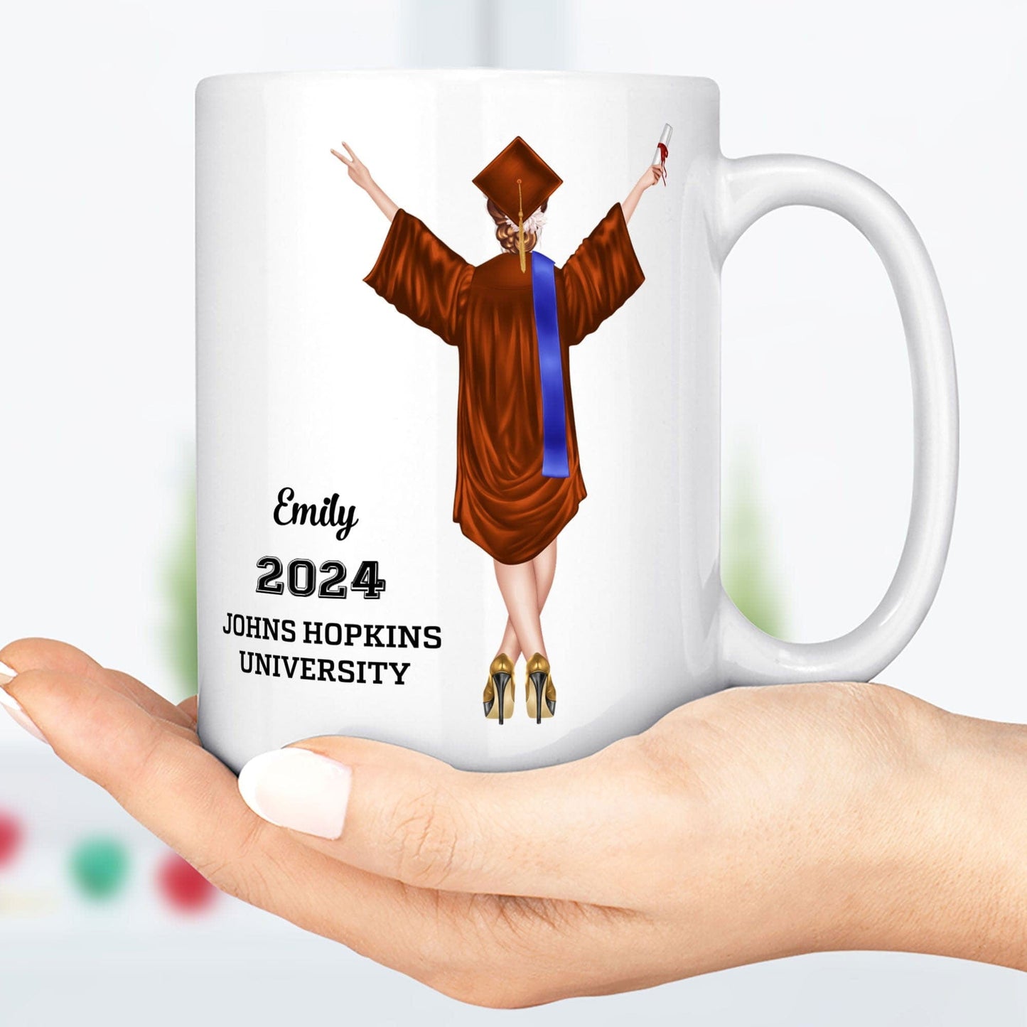 Graduation Gifts Senior 2024 Custom Coffee Mug C195