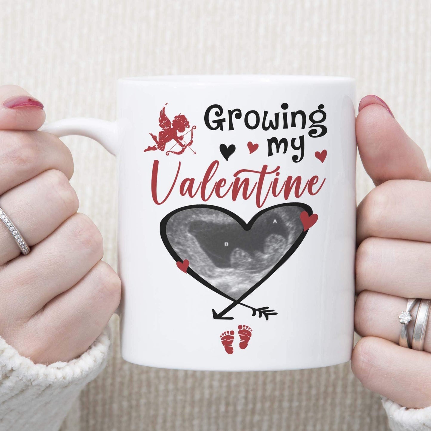 Growing My Valentine Custom Mug
