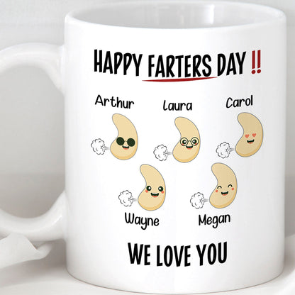 Happy Farters Day Personalized Custom Father's Day Mug C224