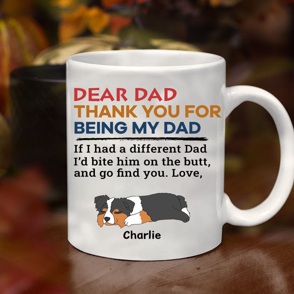 Happy Father's Day Bite The Butt Mug Personalized Gift HO82 890708