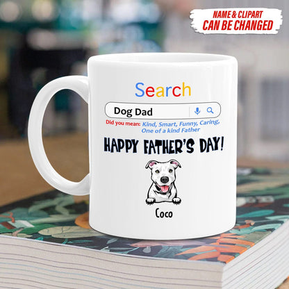 Happy Father's Day Dog Dad Search Dog Coffee Mug K228 HN590