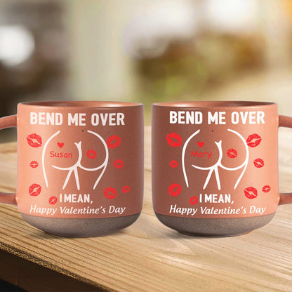Happy Valentine's Day Personalized Pottery Mug Funny Gift For Boyfriend Husband CH07 895216