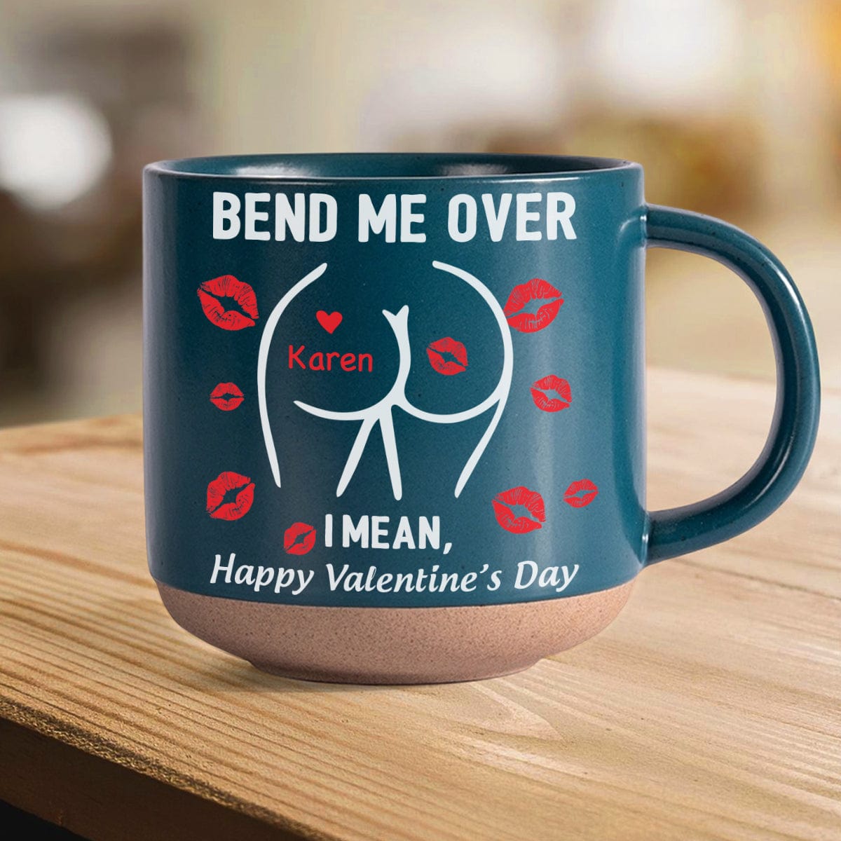Happy Valentine's Day Personalized Pottery Mug Funny Gift For Boyfriend Husband CH07 895216