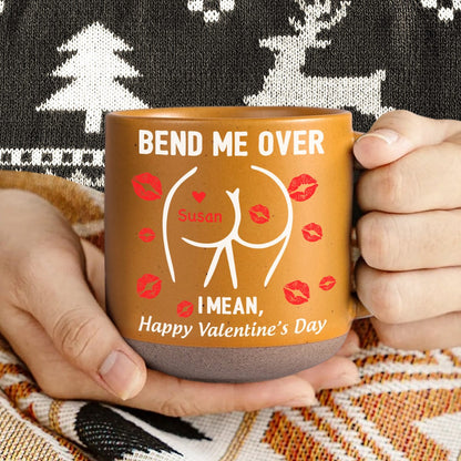 Happy Valentine's Day Personalized Pottery Mug Funny Gift For Boyfriend Husband CH07 895216
