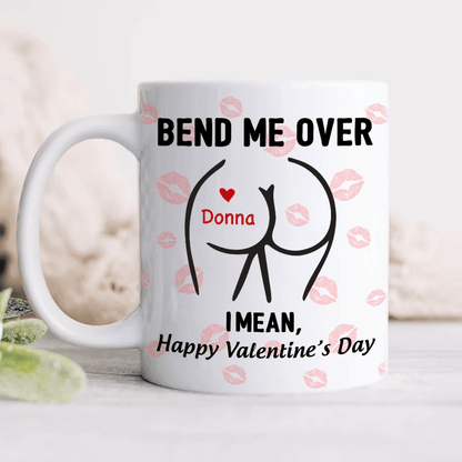 Happy Valentine's Day Personalized White Mug Funny Gift For Boyfriend Husband CH07 895210