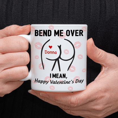 Happy Valentine's Day Personalized White Mug Funny Gift For Boyfriend Husband CH07 895210