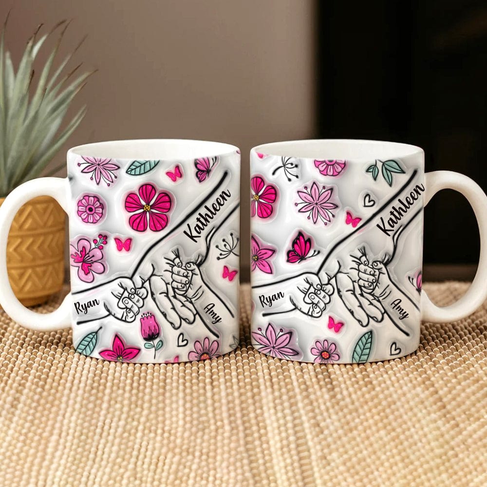 Hold My Hand, Hold My Heart 3D Mug Personalized Gift DM01 890941