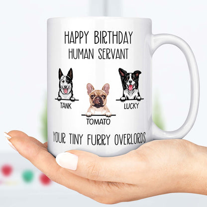 Human Servant Personalized Custom Dog Mug C334 889225