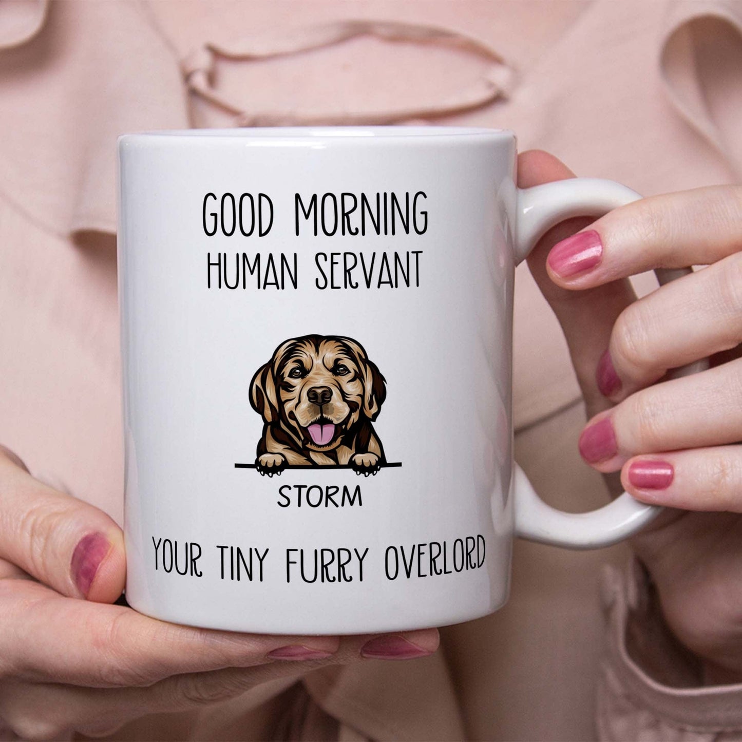 Human Servant Personalized Custom Dog Mug C334 889225