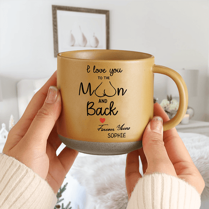 I Love You To The Moon And Back Personalized Pottery Mug Gift For Boyfriend Girlfriend LM32 895096