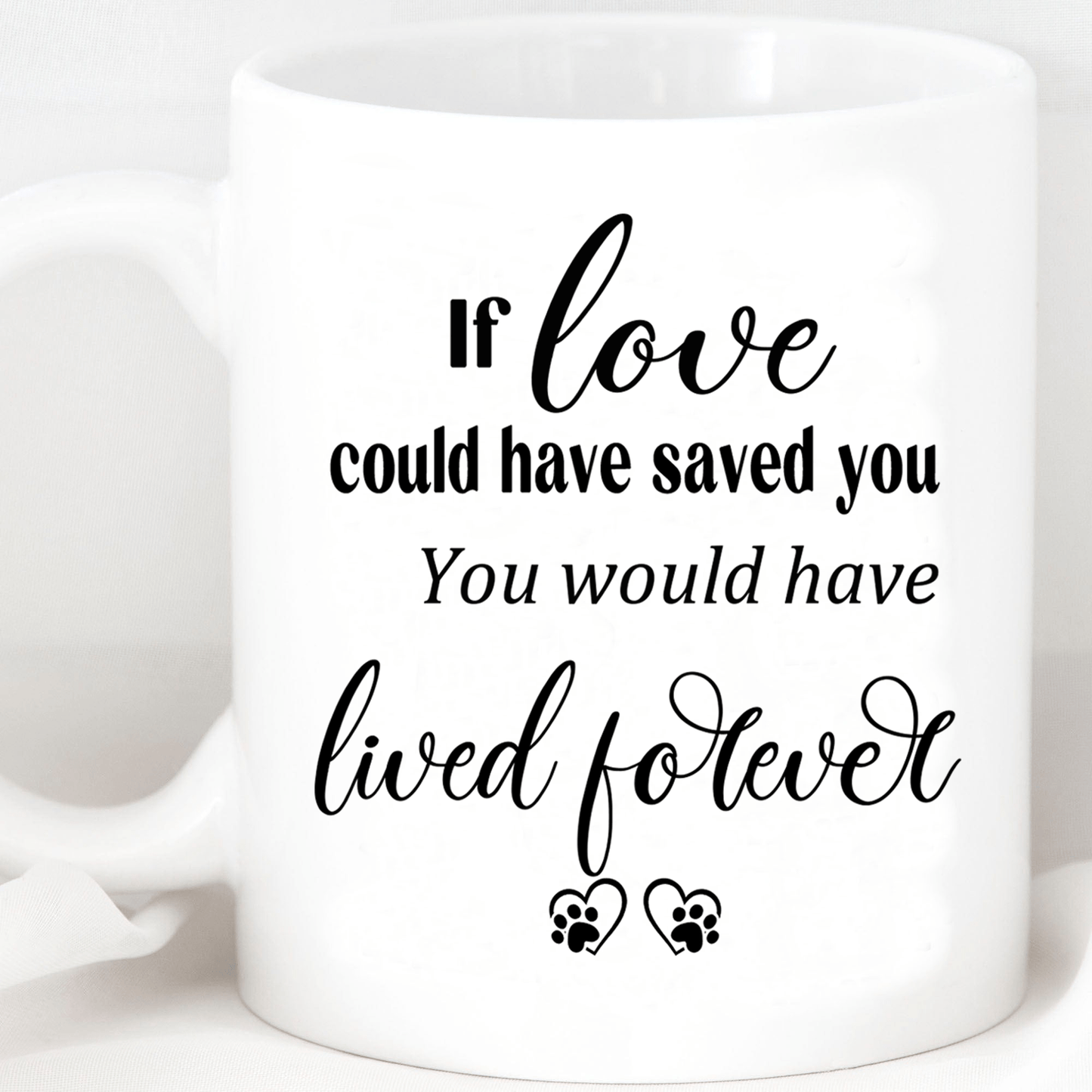 In Loving Memory Dog Personalized Custom Photo Dog Mug H473