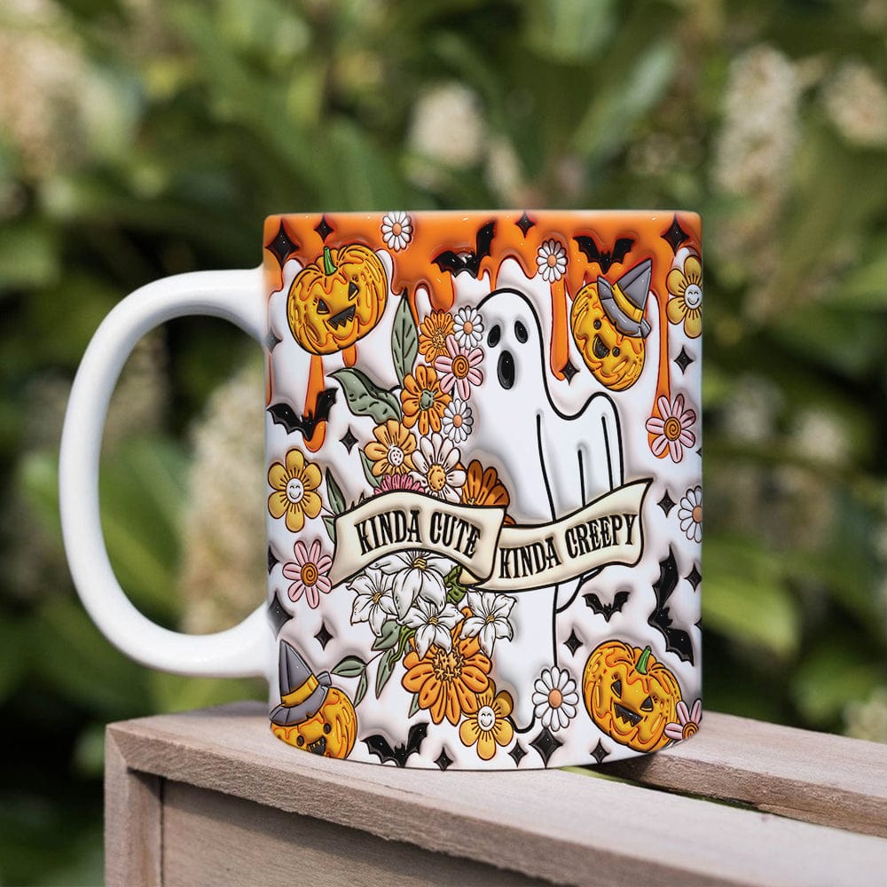 Kinda Cute Kinda Creepy Halloween Personalized Gift Mug HO82 891338