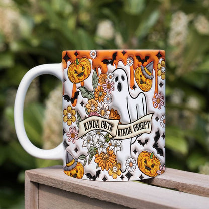 Kinda Cute Kinda Creepy Halloween Personalized Gift Mug HO82 891338