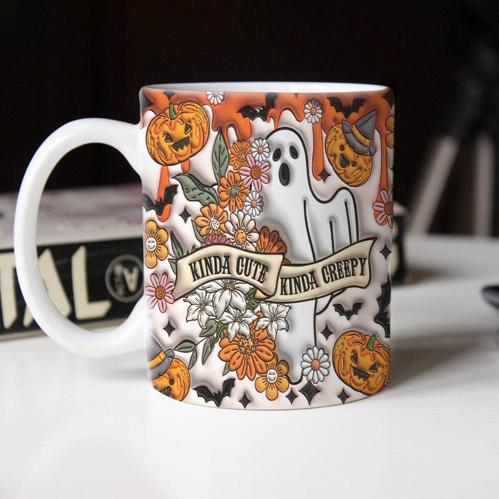 Kinda Cute Kinda Creepy Halloween Personalized Gift Mug HO82 891338