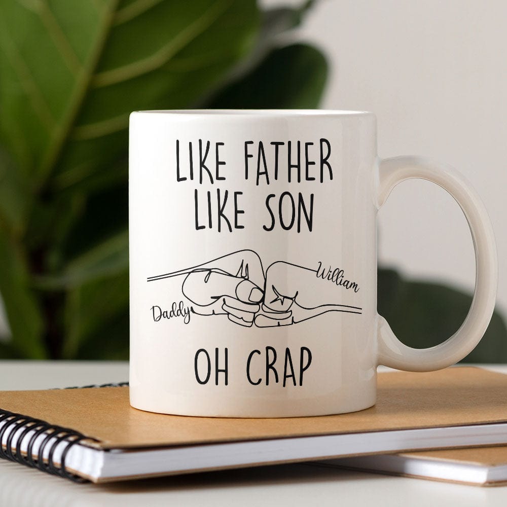 Like Father Like Son Father's Day Mug Personalized Gift T286 890787