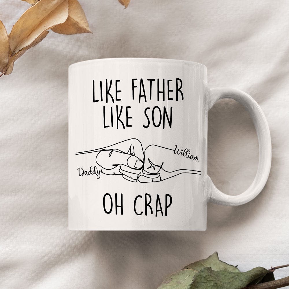 Like Father Like Son Father's Day Mug Personalized Gift T286 890787