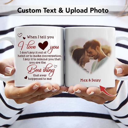 Love Mug For Wife Husband Partner Couple Coffee Mug, Valentine Gift HN590