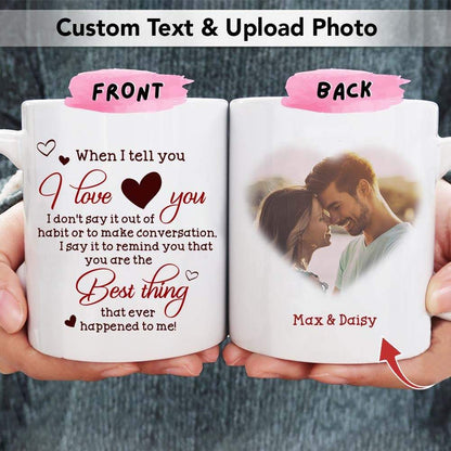 Love Mug For Wife Husband Partner Couple Coffee Mug, Valentine Gift HN590