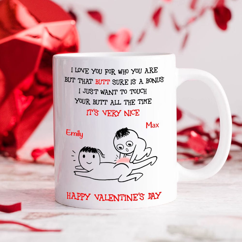 Love You For Who You Are Valentine Mug Personalized Gift DA199 890195