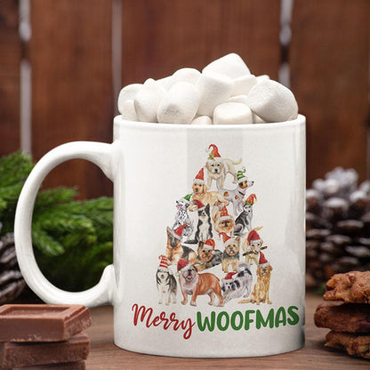 Merry Catmas Woofmas Cat Dog Coffee Mug HN590