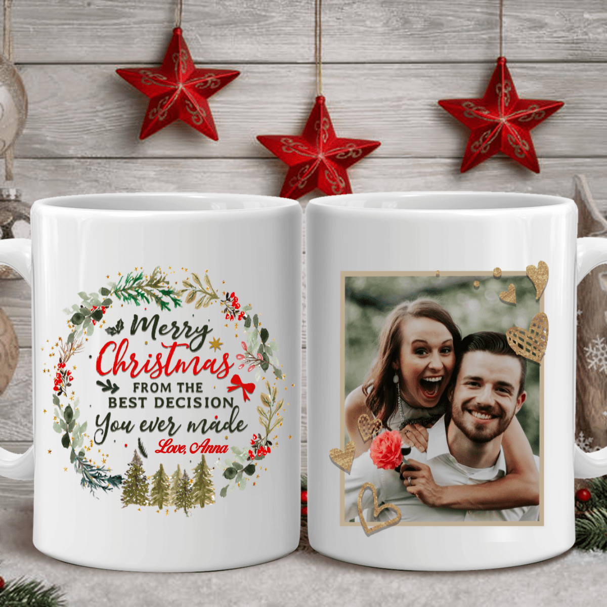 Merry Christmas Couple Mug
