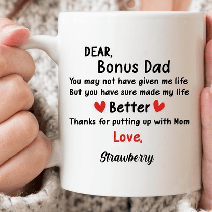 Thanks For Putting Up With My Mom Family Coffee Mug