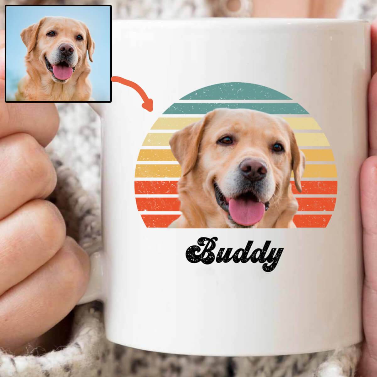 Dog Cat Retro Photo Dog Coffee Mug TA29 889088