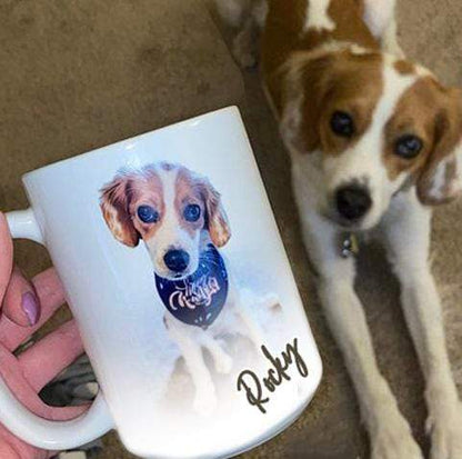 Custom Pet Photo Dog Coffee Mug TA29 889821