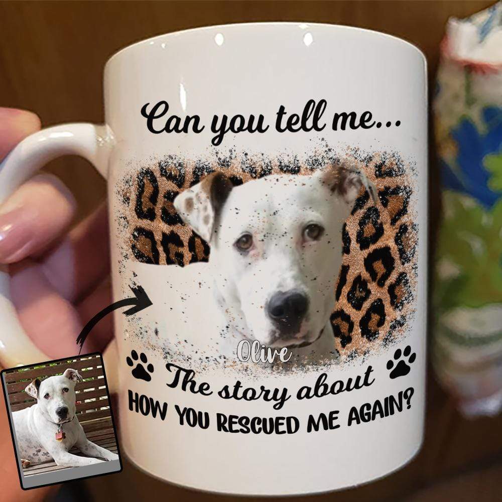 How You Rescued Me Again Dog Coffee Mug
