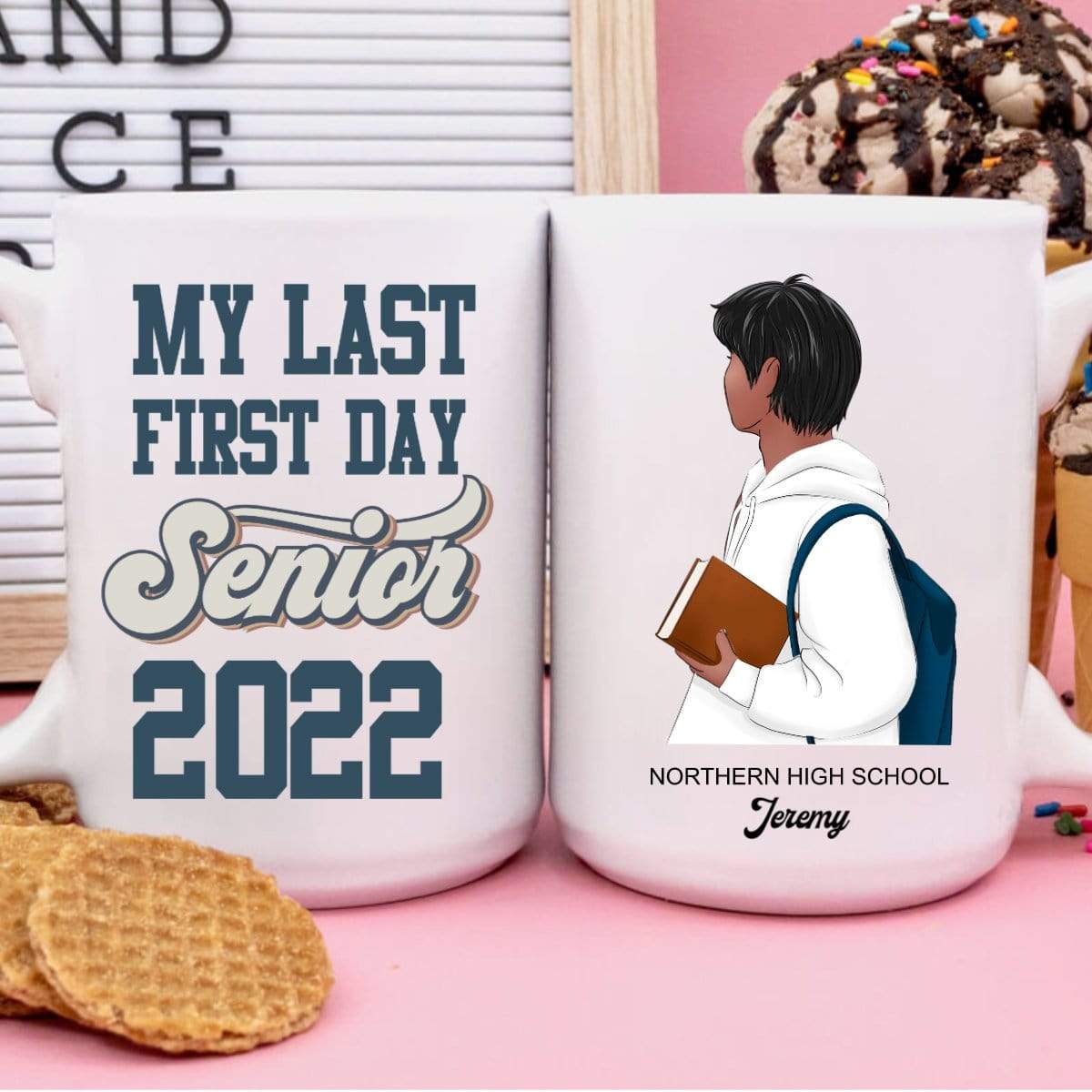 Last First Day Senior 2022 Senior Coffee Mug