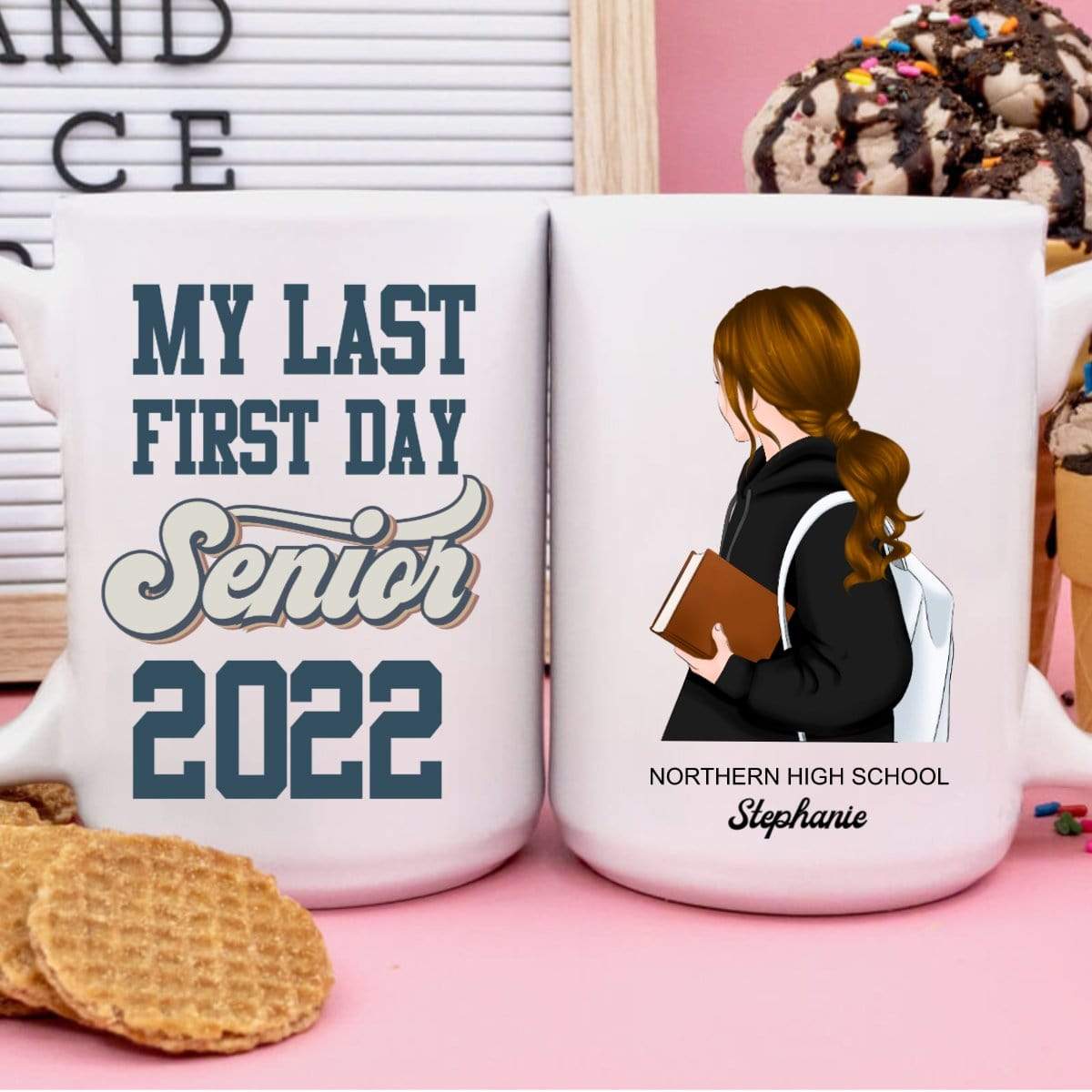 Last First Day Senior 2022 Senior Coffee Mug