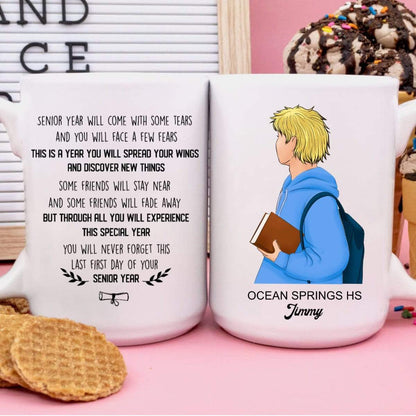 Tears And Fear In Senior Year 2022 Senior Coffee Mug