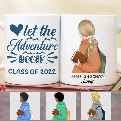 Let The Adventure Begin Senior Coffee Mug
