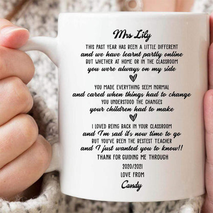 Thank For Guiding Me Through Back To School Coffee Mug