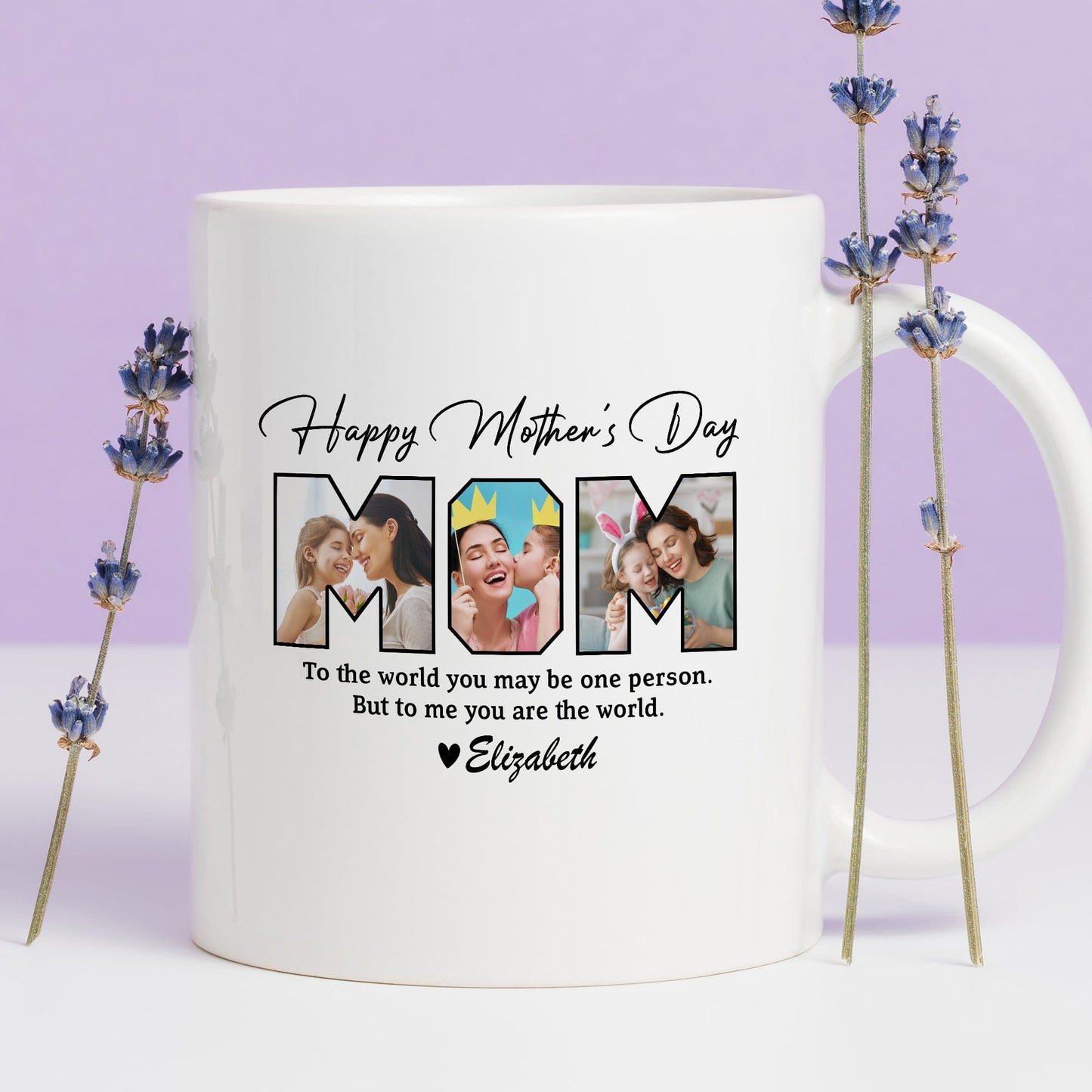 Personalized Photo Happy Mother's Day To Mom Mug DA199 889069