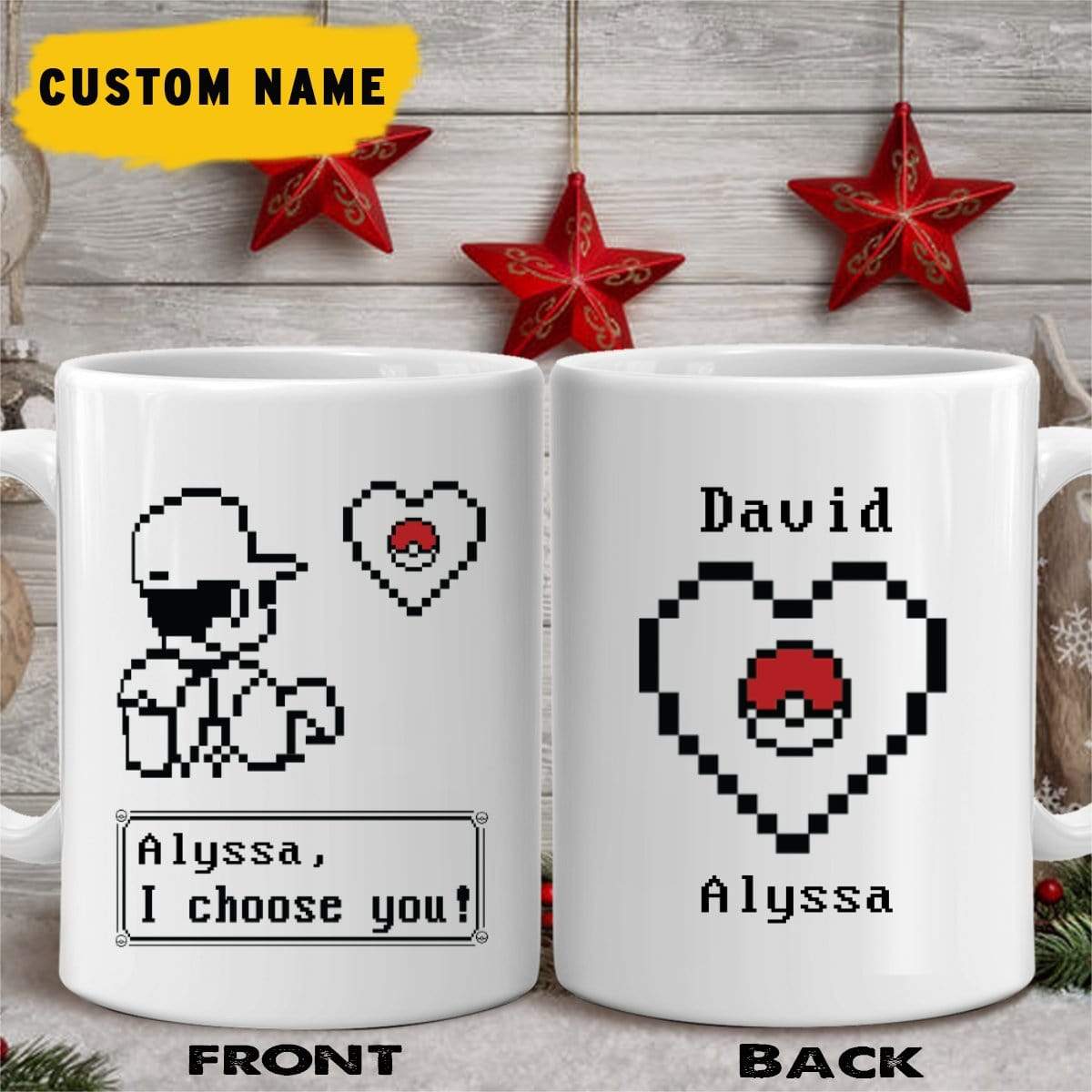 Pokemon I Choose You Valentine Mug