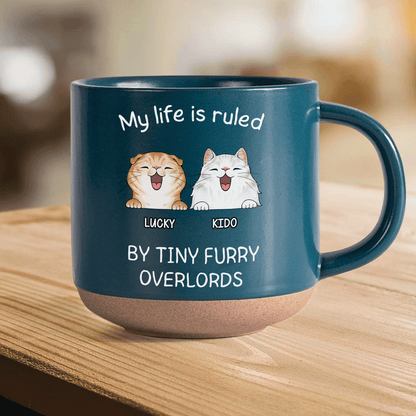 Ruled By Tiny Furry Overlords For Cat Lover Pottery Mug TH10 892093