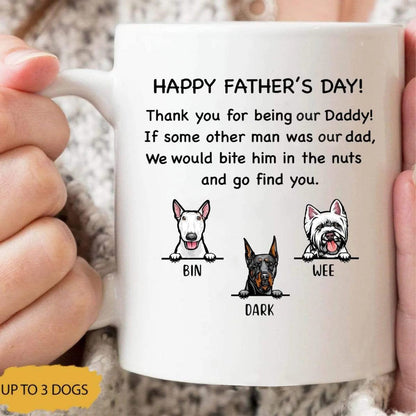 Thank You For Being My Daddy Dog Coffee Mug 889219